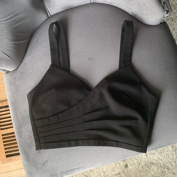 Black Talula Crop Top - Picture 1 of 4